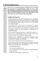 Preview for 7 page of Eurochron EPT-D1 Operating Instructions Manual