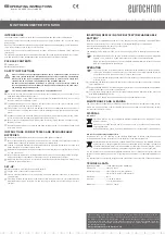 Preview for 2 page of Eurochron ETH 5200 Operating Instructions