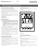 Eurochron ETH 8003 Operating Instructions Manual предпросмотр