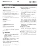 Eurochron EUB 1000 Operating Instructions Manual предпросмотр