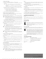 Предварительный просмотр 3 страницы Eurochron EUB 1000 Operating Instructions Manual