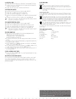 Preview for 2 page of Eurochron EUS 90 Operating Instructions Manual