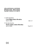 Eurochron Monalisa Operating Instructions Manual preview