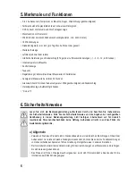 Preview for 6 page of Eurochron Monalisa Operating Instructions Manual