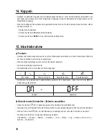 Preview for 16 page of Eurochron Monalisa Operating Instructions Manual