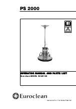 Preview for 2 page of Euroclean PS 2000 Operator'S Manual