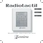 Euroclima Radiotactil User Manual preview