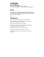 Preview for 1 page of EUROCOM 5100-C DeskNote Lite User Manual