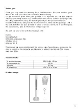 Preview for 25 page of EUROCOM Towerfan 120 Instruction Manual