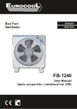 Eurocool FB-1240 User Manual preview