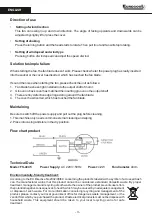 Предварительный просмотр 4 страницы Eurocool FS-4045 User Manual