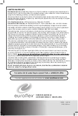 Preview for 8 page of Euroflex Monster H058 Instruction Manual