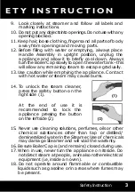 Предварительный просмотр 3 страницы Euroflex VAPOUR M4S Instruction Manual