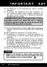 Предварительный просмотр 4 страницы Euroflex VAPOUR M4S Instruction Manual