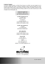 Предварительный просмотр 24 страницы Euroflex VAPOUR M4S Instruction Manual