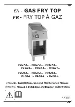 Preview for 1 page of Eurofred FLG72 Series Installation, Use And Maintenance Manual