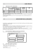 Предварительный просмотр 28 страницы Eurofred Minima EF 46 Installation, Use And Maintenance Instructions