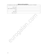 Предварительный просмотр 26 страницы Eurogalan Geyser-9 Operation Manual