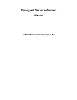 Eurogard ServiceServer Manual предпросмотр