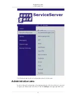 Предварительный просмотр 18 страницы Eurogard ServiceServer Manual