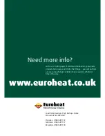 Preview for 32 page of Euroheat Elgar C13 Operating Instructions Manual