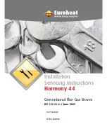 Preview for 1 page of Euroheat Harmony 44 Installation & Servicing Instructions Manual