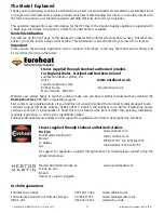 Preview for 4 page of Euroheat Nestor Martin IT13 Operating Instructions Manual