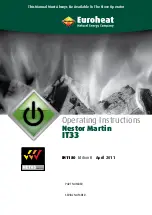 Euroheat Nestor Martin IT33 Operating Instructions Manual preview