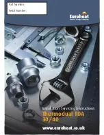 Euroheat thermodual tda 30 Installation & Servicing Instructions Manual preview