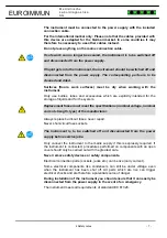 Preview for 9 page of EUROIMMUN Medizinische Labordiagnostika AG Sprinter XL Instructions For Use Manual