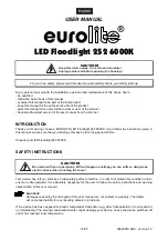 Preview for 12 page of EuroLite 252 6000K User Manual