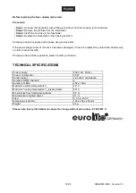 Preview for 19 page of EuroLite 252 6000K User Manual