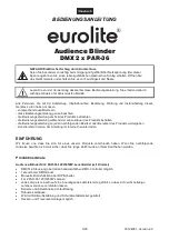 Preview for 3 page of EuroLite 42103411 User Manual