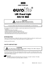 Preview for 15 page of EuroLite 432/10 RGB User Manual