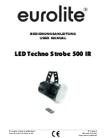 Предварительный просмотр 1 страницы EuroLite 500 IR User Manual