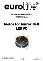 Preview for 1 page of EuroLite 50301090 User Manual