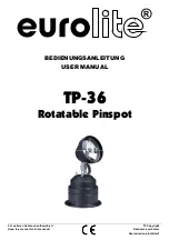 EuroLite 50900480 User Manual preview