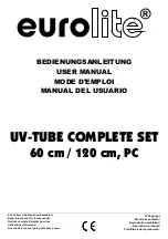 EuroLite 51101525 User Manual preview