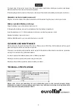 Предварительный просмотр 8 страницы EuroLite 51705070 User Manual