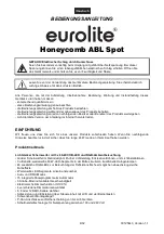 Preview for 4 page of EuroLite 51916601 User Manual