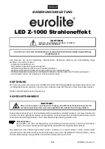 Preview for 4 page of EuroLite 51918221 User Manual