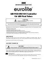 Preview for 3 page of EuroLite 51928782 User Manual