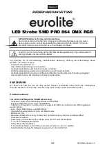 Preview for 3 page of EuroLite 52200918 User Manual