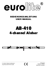 Предварительный просмотр 1 страницы EuroLite AB-410 User Manual