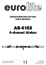 EuroLite AB-410X User Manual предпросмотр