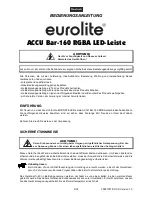 Preview for 3 page of EuroLite ACCU Bar-160 RGBA User Manual