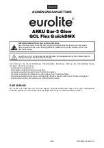 Предварительный просмотр 4 страницы EuroLite AKKU Bar-3 User Manual