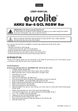 Preview for 19 page of EuroLite AKKU Bar-6 User Manual