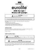 Предварительный просмотр 20 страницы EuroLite Akku flat light 1 User Manual