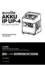 EuroLite AKKU IP UP-4 QCL SPOT User Manual предпросмотр